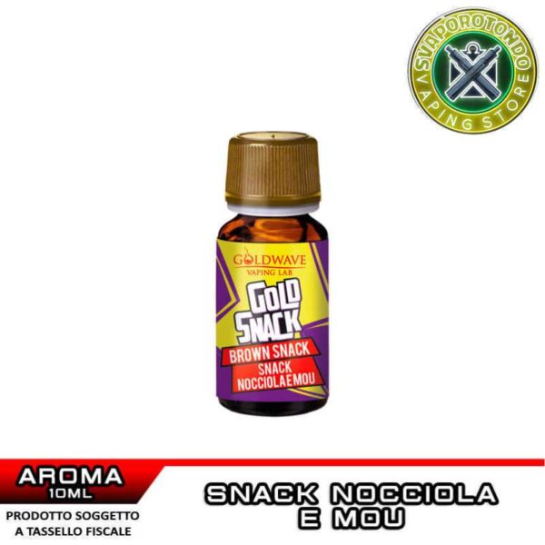 BROWN SNACK Gold Snack Aroma Concentrato 10 ml Goldwave
