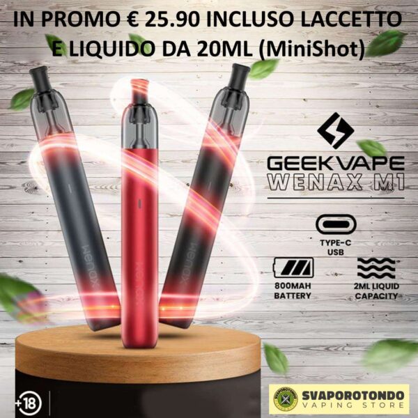 Wenax M1 Kit Completo 800mAh Geekvape - immagine 2