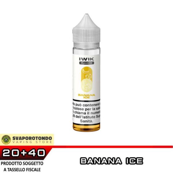 BANANA ICE Aroma Shot 20 ml IWIK KIWI Ice