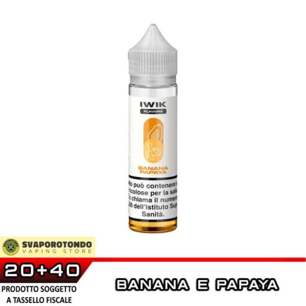 BANANA PAPAYA Aroma Shot 20 ml IWIK KIWI