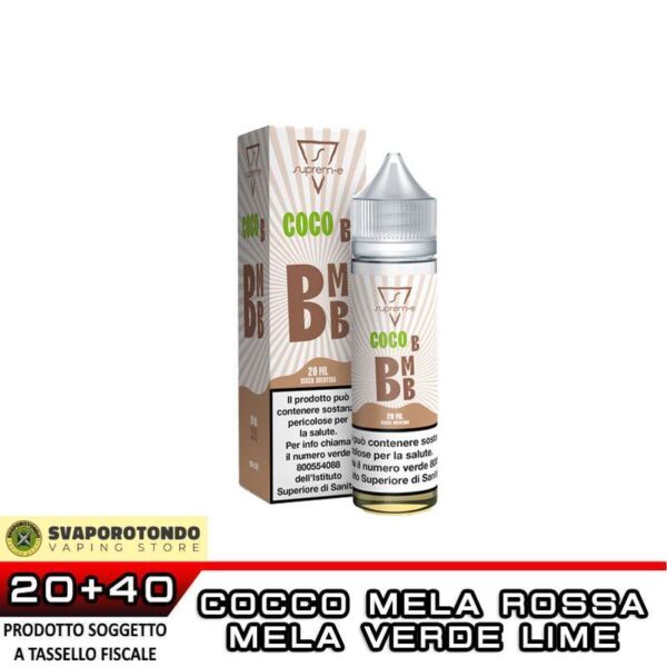 Coco BOMB Mix&Vape 20 ml Suprem-e Cocco Mela Rossa Mela Verde Lime
