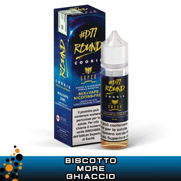 ROUND COOKIE D77 Mix&Vape 30 ml Super Flavor Ice Biscotto More