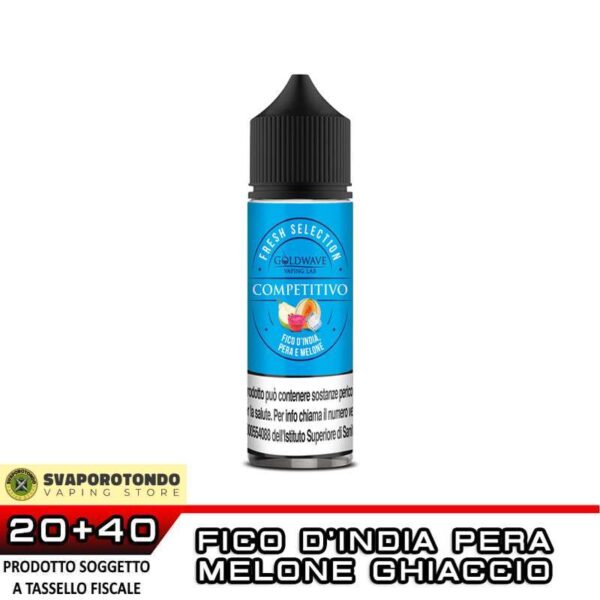 COMPETITIVO Fresh Selection Aroma Shot 20 ml GOLDWAVE Fico d'India Pera Melone Ice