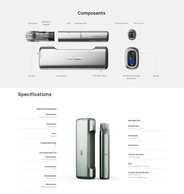 ASPIRE NEXI PRO 1650 + 350 MAH - immagine 2
