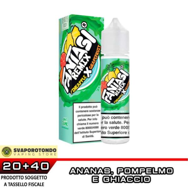 PINEAPPLE X GRAPEFRUIT Fantasi Remix Aroma Shot 20 ml VAPE JUICE Ice Ananas Pompelmo