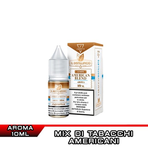 AMERICAN BLEND IL DISTILLIFICIO Aroma 10 ml Suprem-e Tabacchi Chiari e Scuri