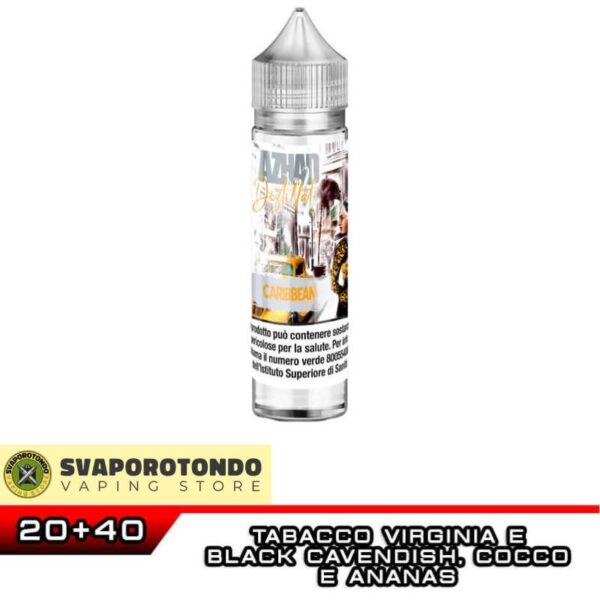 CARIBBEAN Distillati Aroma 20 ml AZHAD Tabacco Virginia Ananas Cocco Black Cavendish