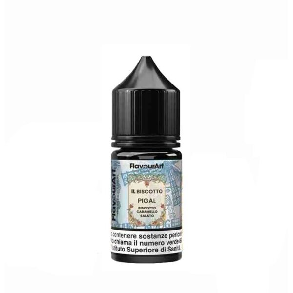 MINI SHOT - Flavour Art - Il Biscotto e caramello salato - PIGAL - aroma 10+20 in flacone da 30ml