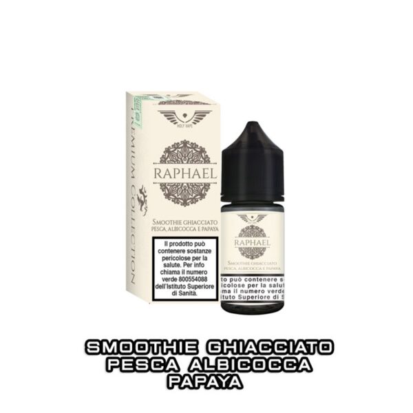 RAPHAEL Premium Mini Shot 10+20 ml HOLY VAPE Smoothie Pesca Albicocca Papaya Ice