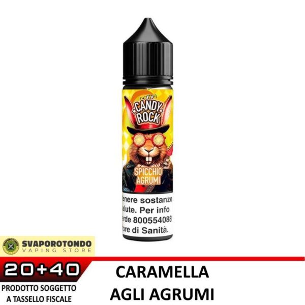 Flavour Art - Candy Rock - SPICCHIO AGRUMI - aroma 20+40 in flacone da 60ml