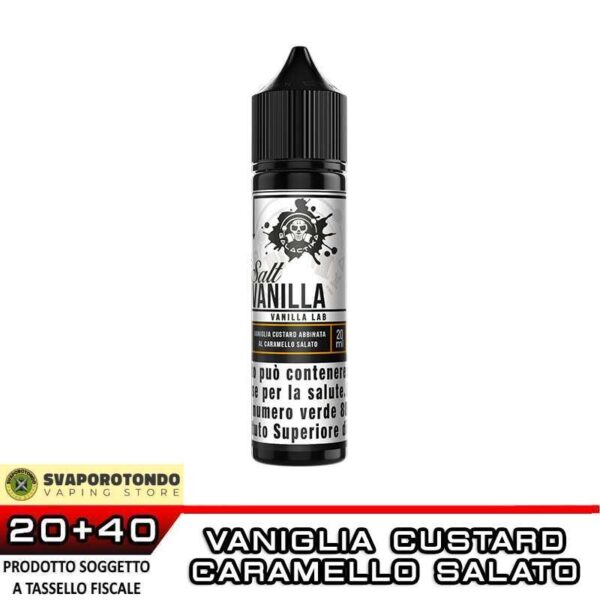 Vanilla Lab SALT VANILLA Aroma Shot 20 ml GALACTIKA Vaniglia Custard Caramello Salato