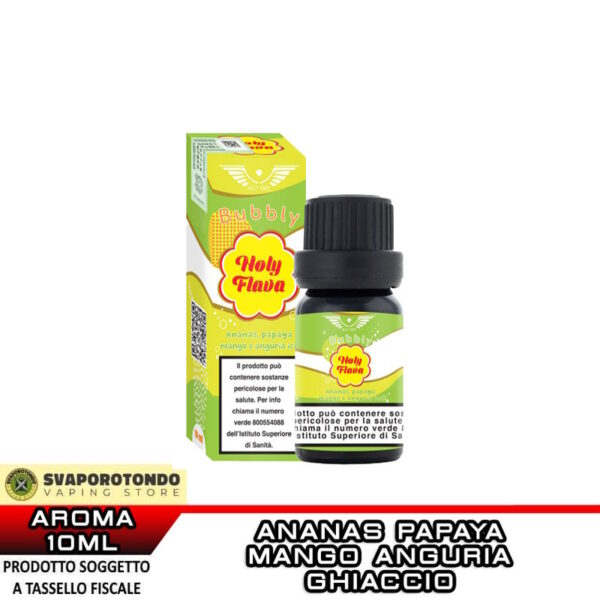 ANANAS PAPAYA MANGO E ANGURIA ICE Holy Flava Aroma Concentrato 10ml HOLY VAPE