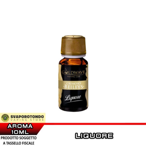 BEILEYS Cremoso Aroma Concentrato 10 ml Goldwave Whisky Nocciola Mandorla Crema di latte Liquore