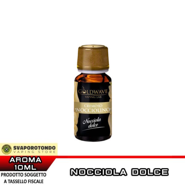 NOCCIOLINO Cremoso Aroma Concentrato 10 ml Goldwave Nocciola