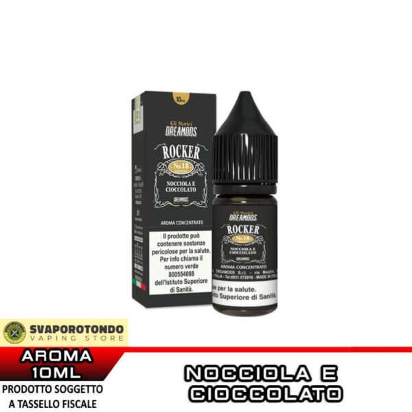 ROCKER No.18 Aroma 10 ml Dreamods Cioccolato Nocciola