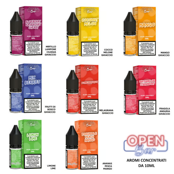 OPEN BAR AROMI CONCENTRATI 10ML CRISTALLI DI GHIACCIO