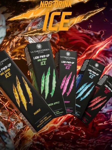 LINEA LION PWR-UP NRG DRINK ICE (mango anguria melaverde ciliegia)
