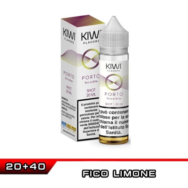 PORTO Aroma Shot 20 ml KIWI Flavors Fico Limone